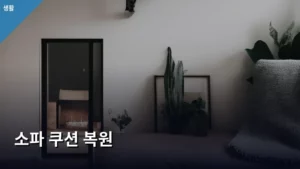 오래된 소파 쿠션, 전문가처럼 소파 쿠션 복원하는 방법 대공개