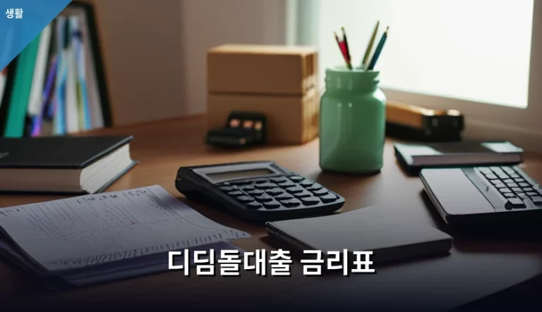 디딤돌대출 금리표 확인 방법 및 신청 조건 가이드