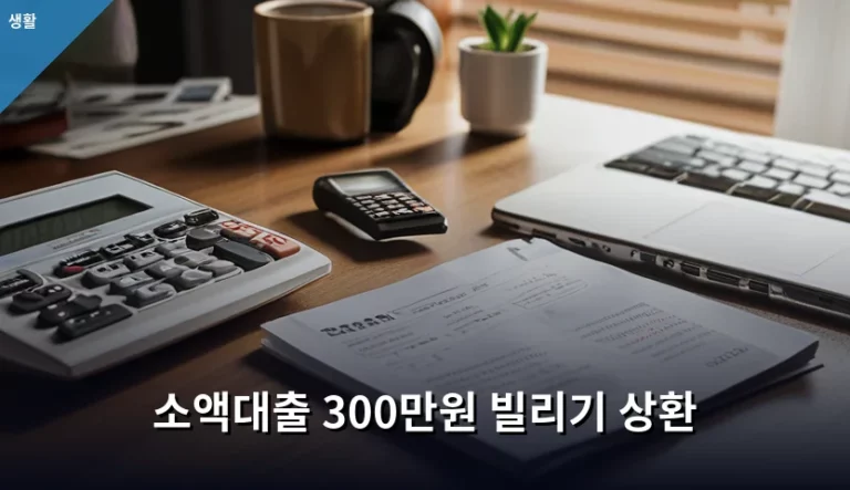 소액대출 300만원 빌리기 상환 방법과 주의사항 가이드