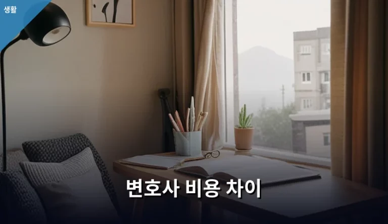 변호사 비용 차이 원인과 합리적인 선임 기준
