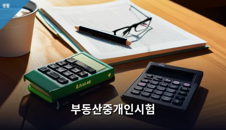 부동산중개인시험 합격 전략과 자격증 취득 절차 가이드